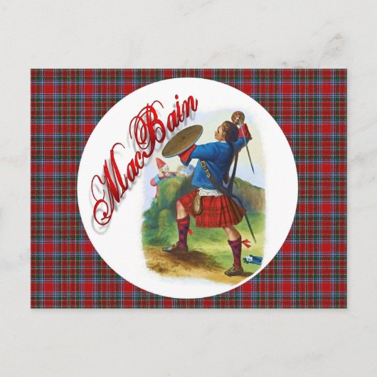 Clan MacBain Scottish Dreams Briefkaart (Voorkant)