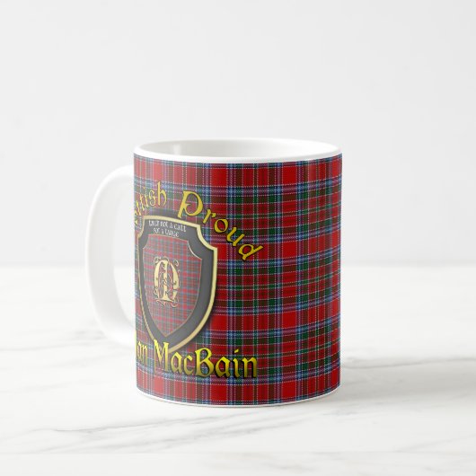 Clan MacBain Scottish Proud Cups Mokken (Voorkant links)