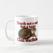 Clan MacBain Touch not a Catt Bot a Targe Koffiemok (Links)