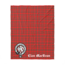 Clan MacBean Crest Badge & Tartan