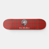 Clan MacBean Crest Badge & Tartan Persoonlijk Skateboard (Horizontaal)
