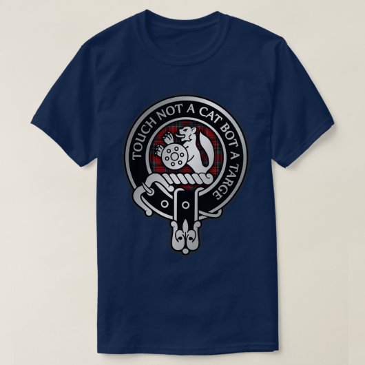 Clan MacBean MacBain Crest Tartan 1 T-shirt (Design voorkant)