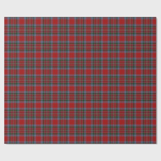 Clan MacBean MacBain Scottish Tartan Cadeaupapier (Vlak)