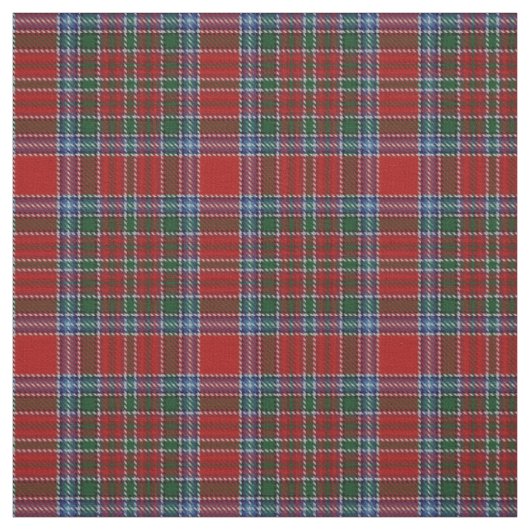 Clan MacBean MacBain Scottish Tartan Plays Fabric Stof (Swatch)
