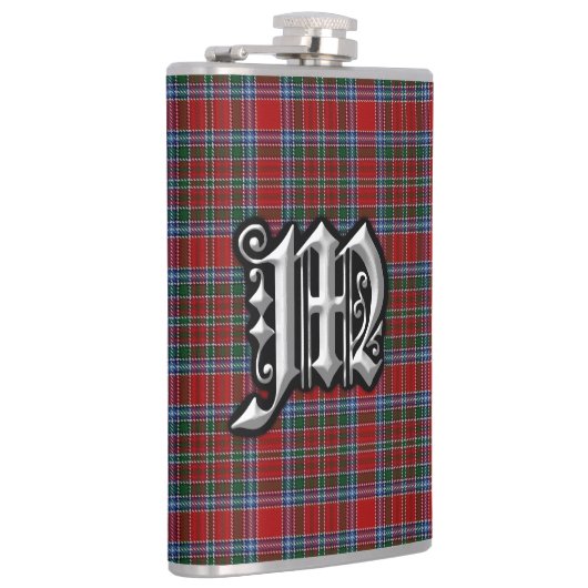 Clan MacBean MacBain Tartan Old Scotland Flask Heupfles (Rechts)