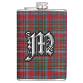 Clan MacBean MacBain Tartan Old Scotland Flask Heupfles (Voorkant)