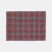 Clan MacBean Tartan Kleurrijke Schotse Pset Fleece Deken (Voorkant (Horizontaal))