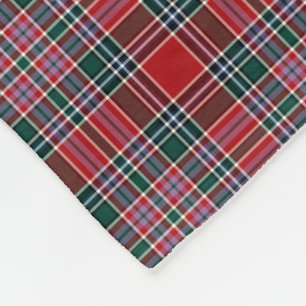 Clan MacBean Tartan Kleurrijke Schotse Pset Fleece Deken