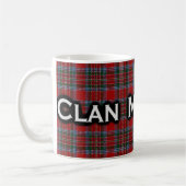 Clan MacBean Tartan Scottish Koffiemok (Links)
