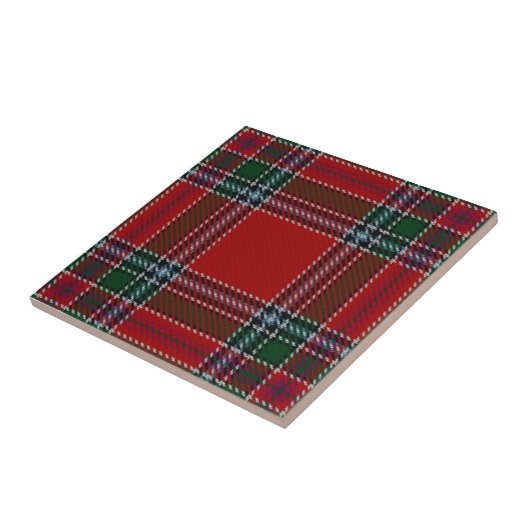 Clan MacBean Tartan Tegeltje (Zijkant)