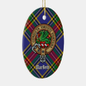Clan MacBeth Crest Ceramic Ornament (Rechts)