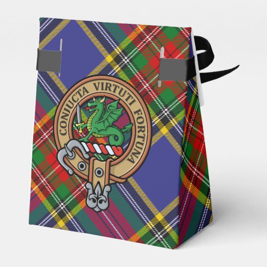 Clan MacBeth Crest Favor Box Bedankdoosjes (Achterkant)