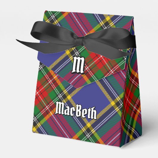 Clan MacBeth Crest Favor Box Bedankdoosjes (Voorkant Zijde)