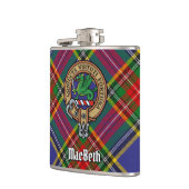 Clan MacBeth Crest Flask Heupfles (Links)