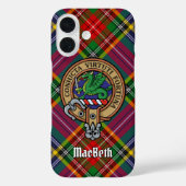Clan MacBeth Crest Hoesje-Mate iPhone Case (Achterkant)