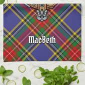 Clan MacBeth Crest Kitchen Towel Theedoek (Gevouwen)