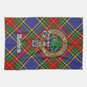 Clan MacBeth Crest Kitchen Towel Theedoek (Horizontaal)