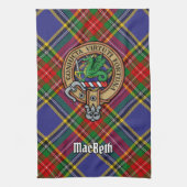 Clan MacBeth Crest Kitchen Towel Theedoek (Verticaal)