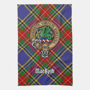 Clan MacBeth Crest Kitchen Towel Theedoek