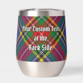 Clan MacBeth Crest over Tartan (Achterkant)