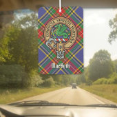 Clan MacBeth Crest over Tartan Luchtverfrisser