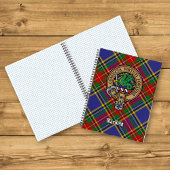 Clan MacBeth Crest over Tartan Notitieboek