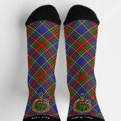 Clan MacBeth Crest over Tartan Socks Sokken (Top)