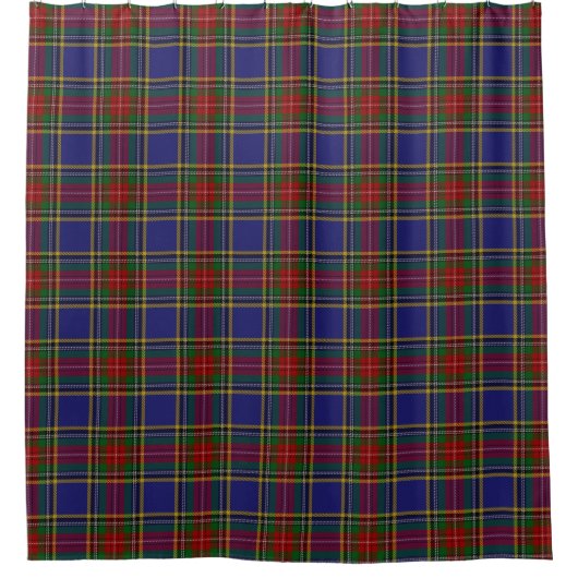 Clan MacBeth Schotse erfgoed Tartan Douchegordijn (Voorkant)