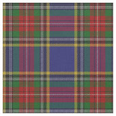 Clan MacBeth Scottish Tartan Plays Fabric Stof (Close Up)