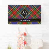 Clan MacBeth Tartan Banner (Insitu)