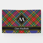 Clan MacBeth Tartan Banner (Horizontaal)