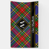Clan MacBeth Tartan Banner (Verticaal)