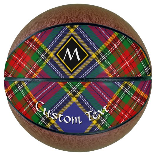 Clan MacBeth Tartan Basketball Basketbal (Voorkant)