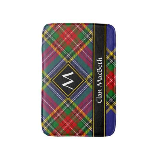 Clan MacBeth Tartan Bath Mat (Voorkant Verticaal)