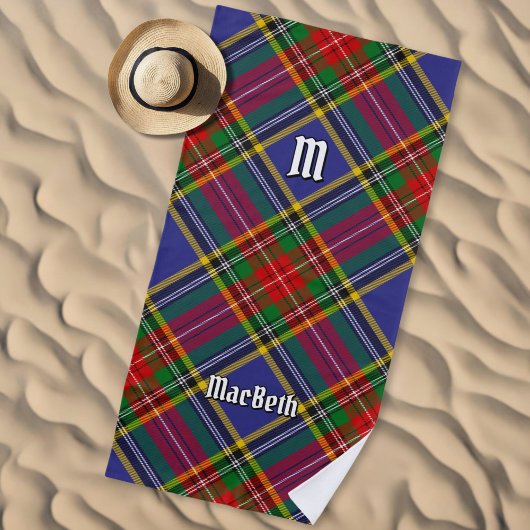 Clan MacBeth Tartan Beach Towel Strandlaken