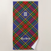 Clan MacBeth Tartan Beach Towel Strandlaken (Voorkant)