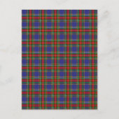 Clan MacBeth Tartan Briefkaart (Voorkant)