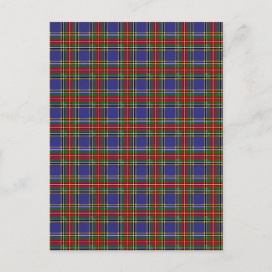 Clan MacBeth Tartan Briefkaart (Voorkant)
