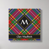 Clan MacBeth Tartan Canvas afdrukken (Voorkant)