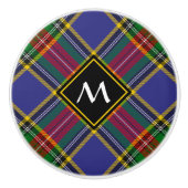 Clan MacBeth Tartan Ceramic Knob Keramische Knop (Voorkant)