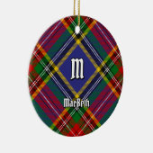 Clan MacBeth Tartan Ceramic Ornament (Rechts)