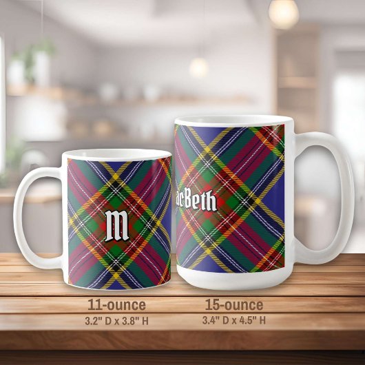 Clan MacBeth Tartan Coffee Mok