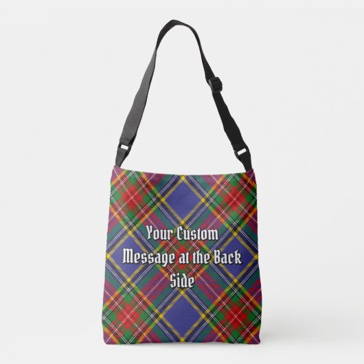 Clan MacBeth Tartan Crossbody Bag Tas (Achterkant)