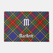 Clan MacBeth Tartan Doormat Deurmat (Voorkant)