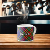 Clan MacBeth Tartan Espresso Cup Espresso Kop