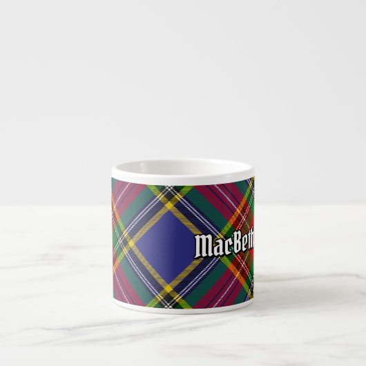 Clan MacBeth Tartan Espresso Cup Espresso Kop (Voorkant)