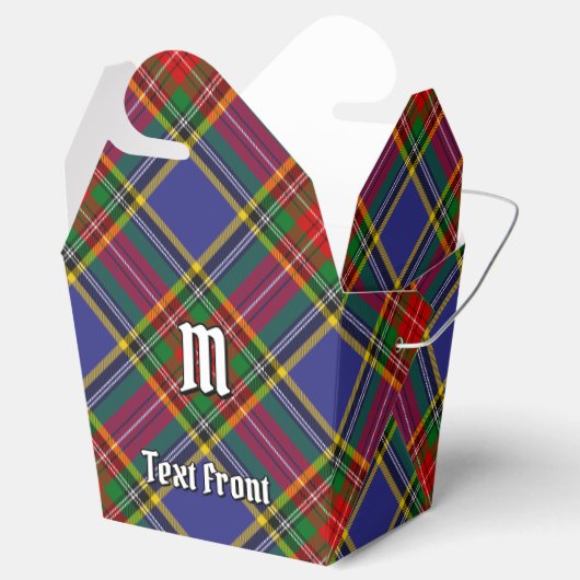 Clan MacBeth Tartan Favor Box Bedankdoosjes (Geopend)
