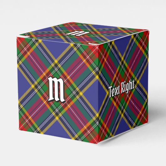 Clan MacBeth Tartan Favor Box Bedankdoosjes (Voorkant Zijde)