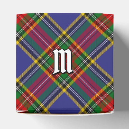 Clan MacBeth Tartan Favor Box Bedankdoosjes (Bovenkant)