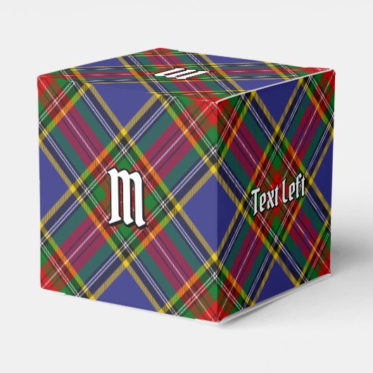 Clan MacBeth Tartan Favor Box Bedankdoosjes (Achterkant)